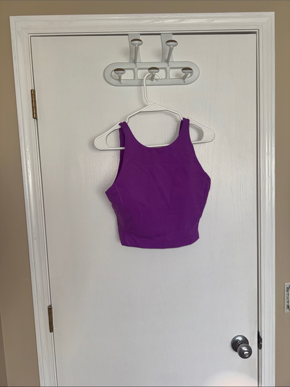 lululemon athletica Vibrant Purple Cropped align tank